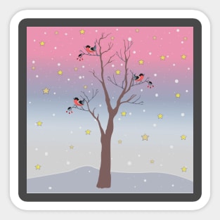 Bird Tree Sticker